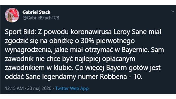 Leroy Sane CORAZ BLIŻEJ Bayernu!